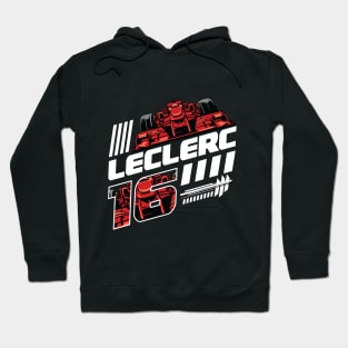 Charles Leclerc 16 Grand Prix F1 Racing Driver Hoodie